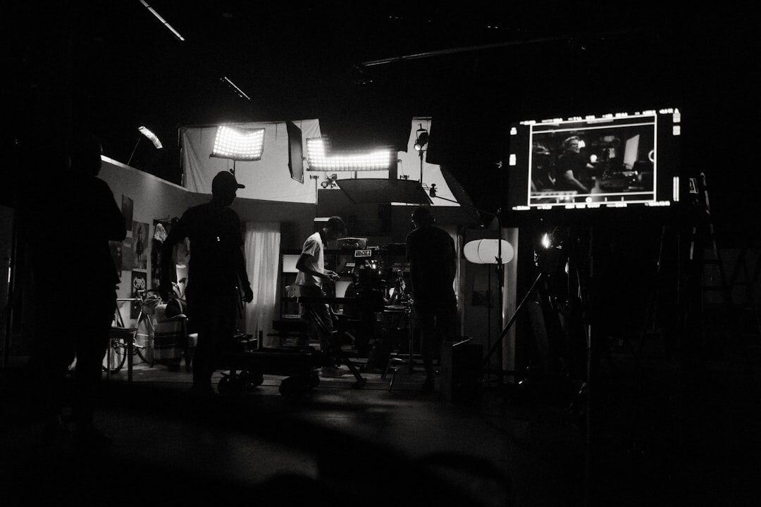 dramatic tv scene
