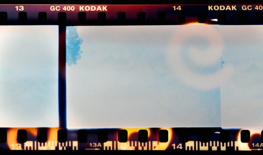archive footage on screen